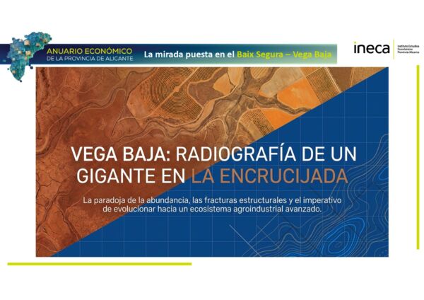 El Anuario Económico de INECA llega a Orihuela y reivindica la fuerza del campo de la Vega Baja como palanca de futuro